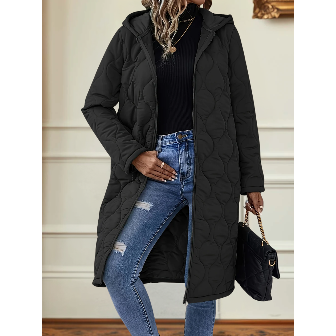 Elena | Quilted Hooded Winter Coat