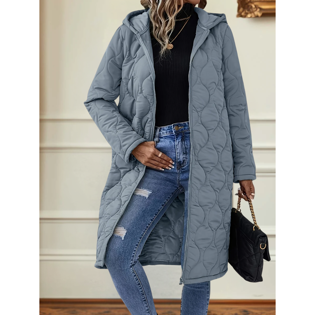 Elena | Quilted Hooded Winter Coat