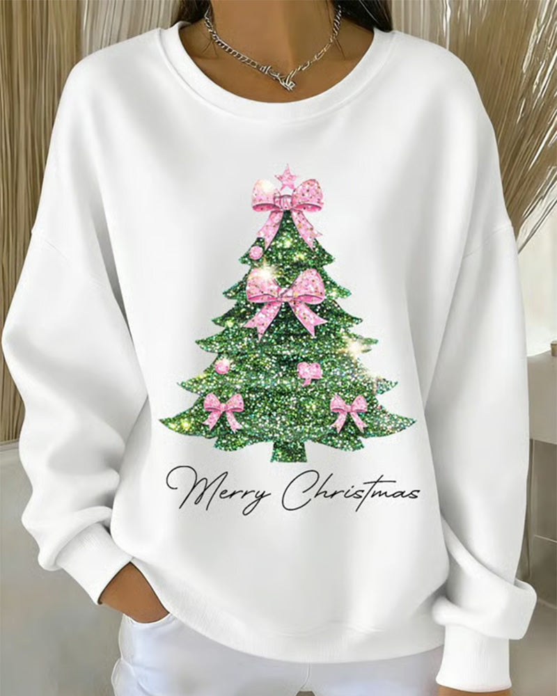 Holly | Sparkling Christmas Tree Sweatshirt