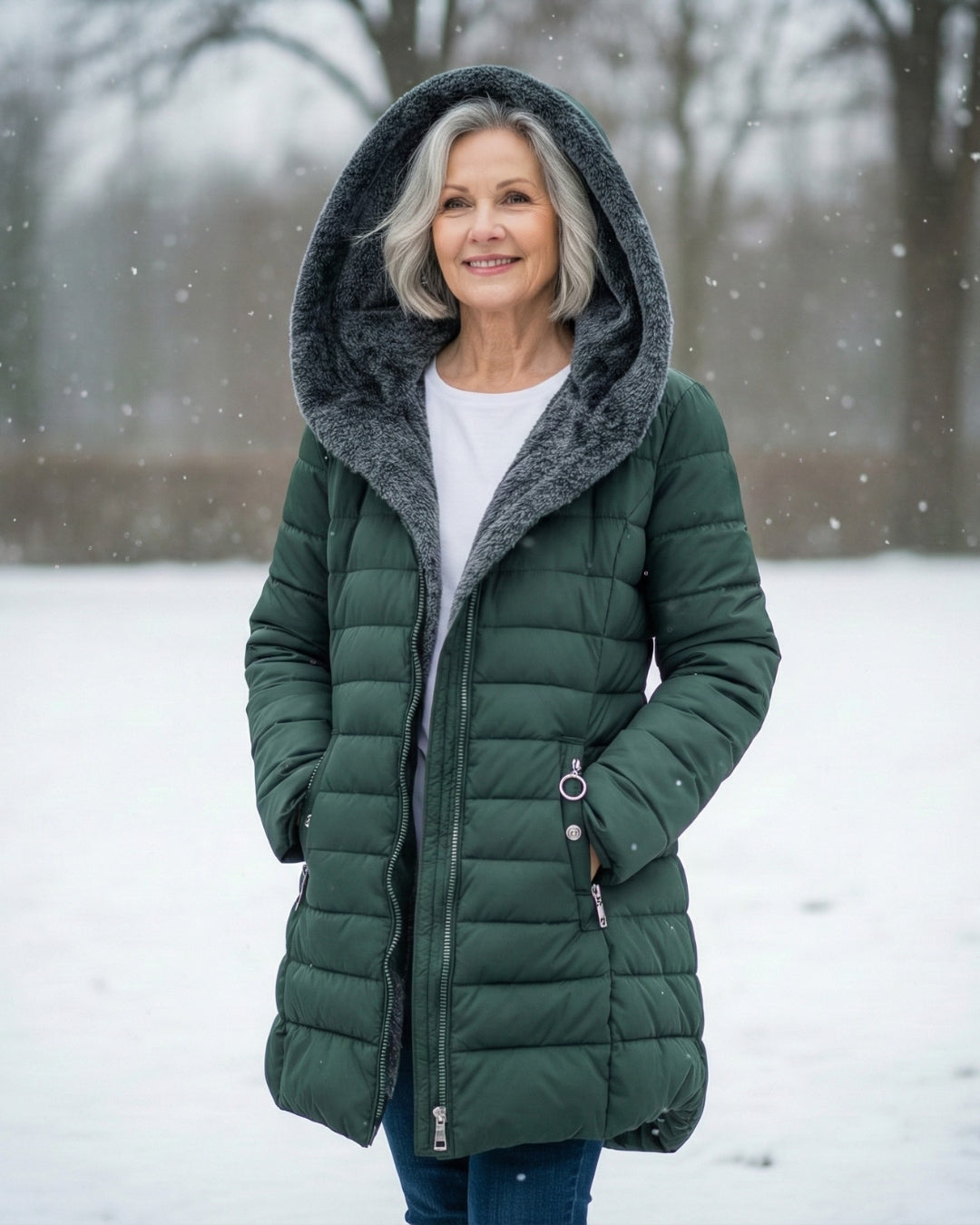 Donna | Fleece Lined Puffer Coat