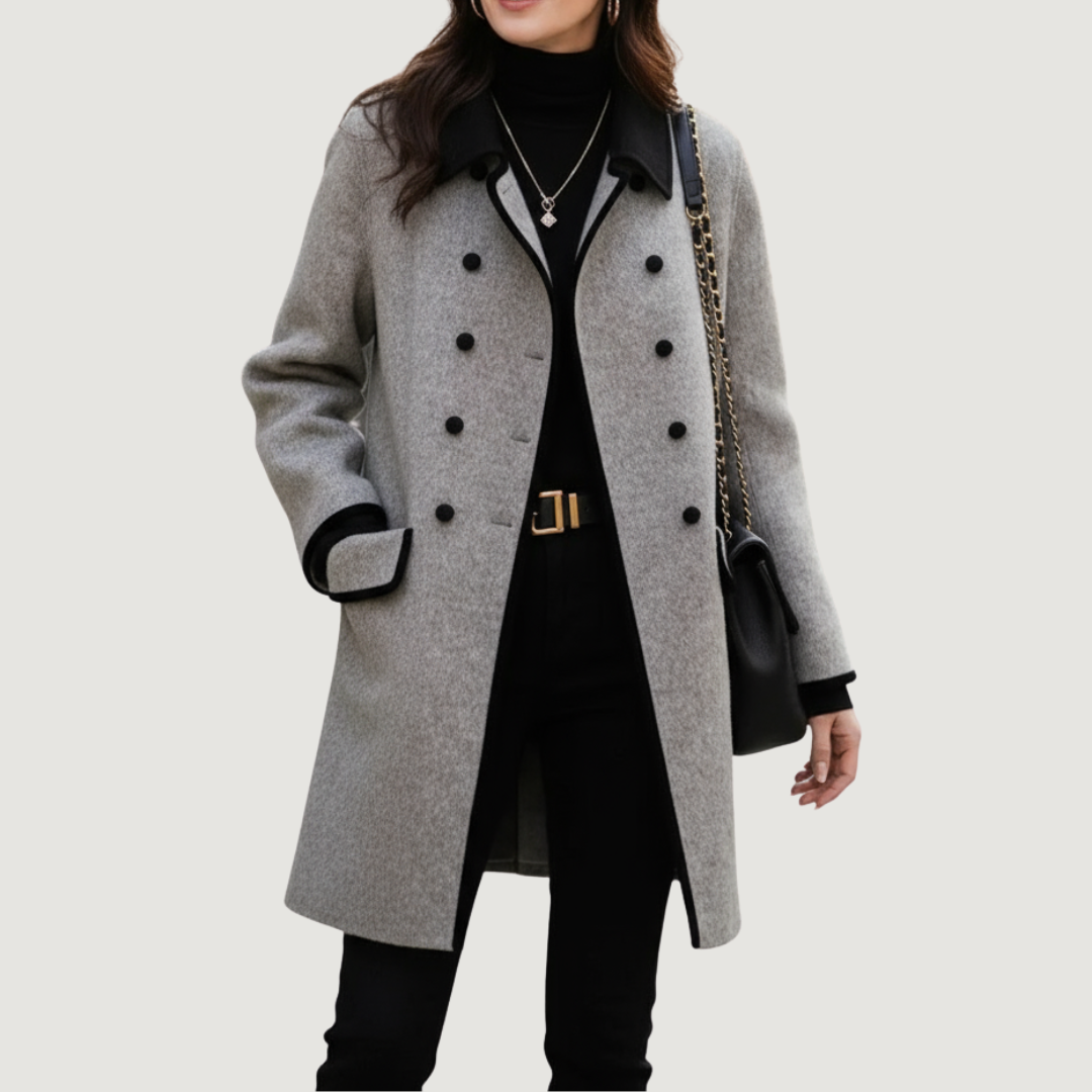 April | Elegant Long Wool Coat