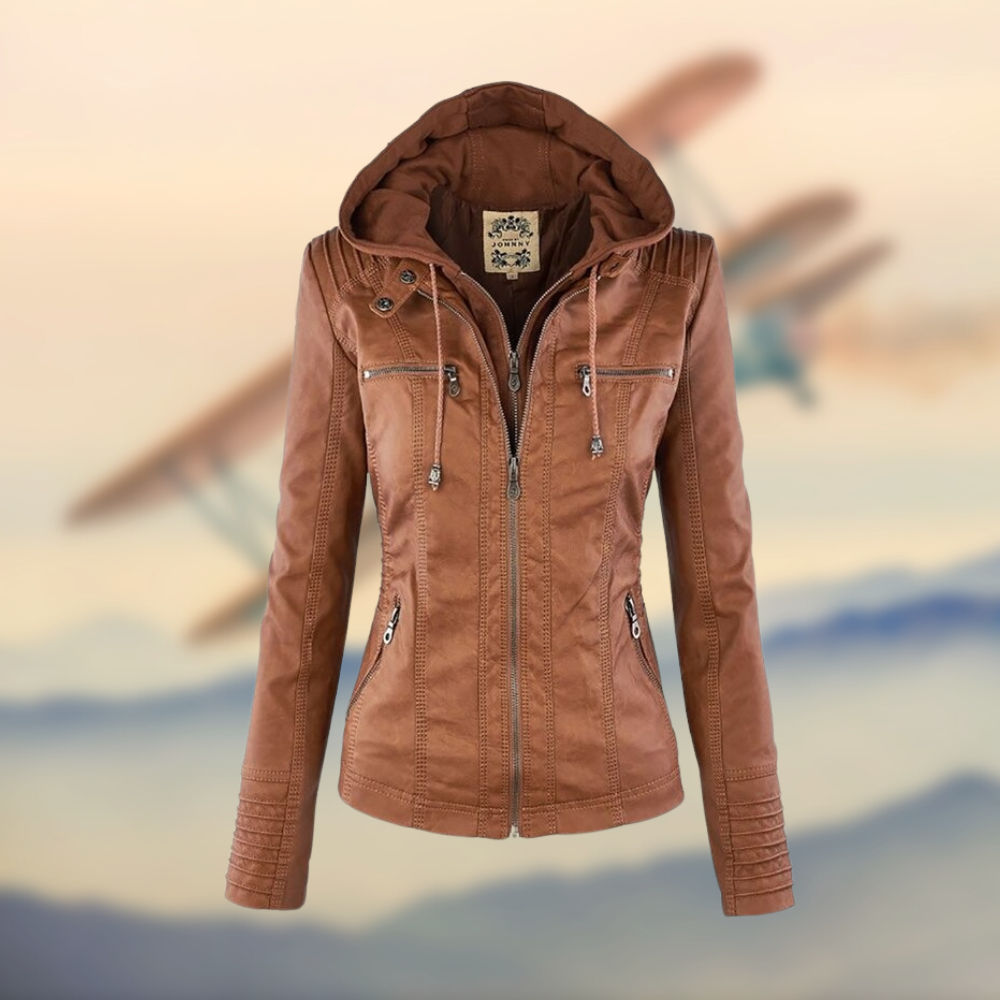 KAROLINE™ The stylish and unique leather jacket