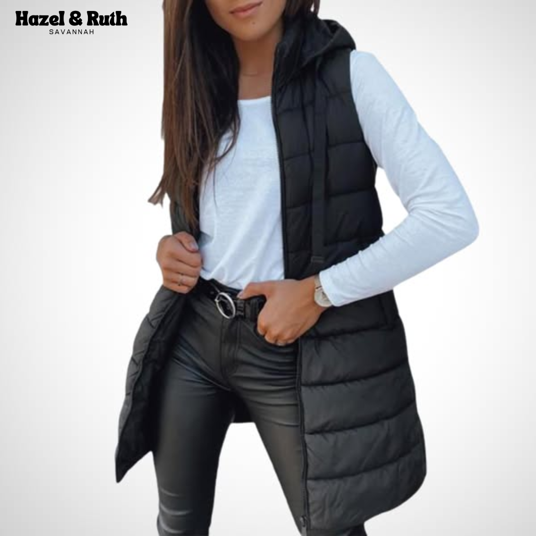 Daisy™ | Elegant Long Puffer Vest