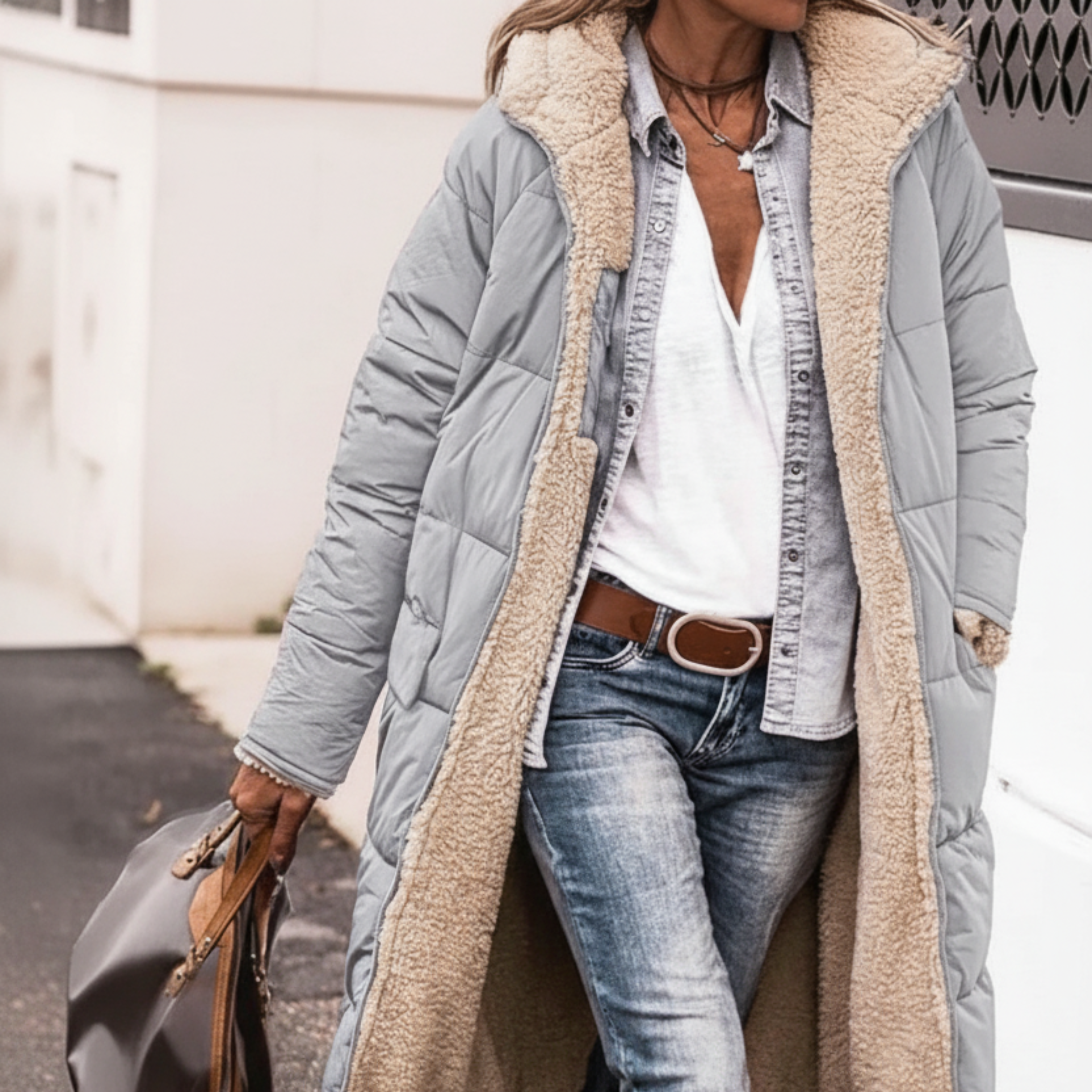 Amelia | Elegant Reversible Coat