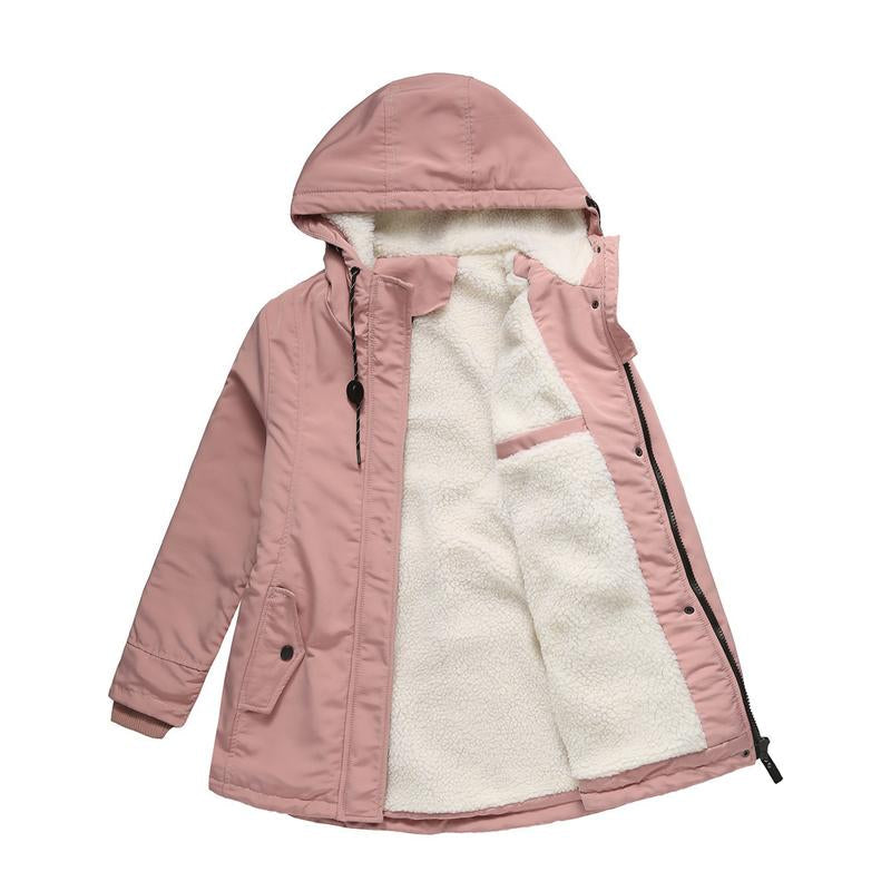 Helen | Cozy Quilted Winter Coat with Hood