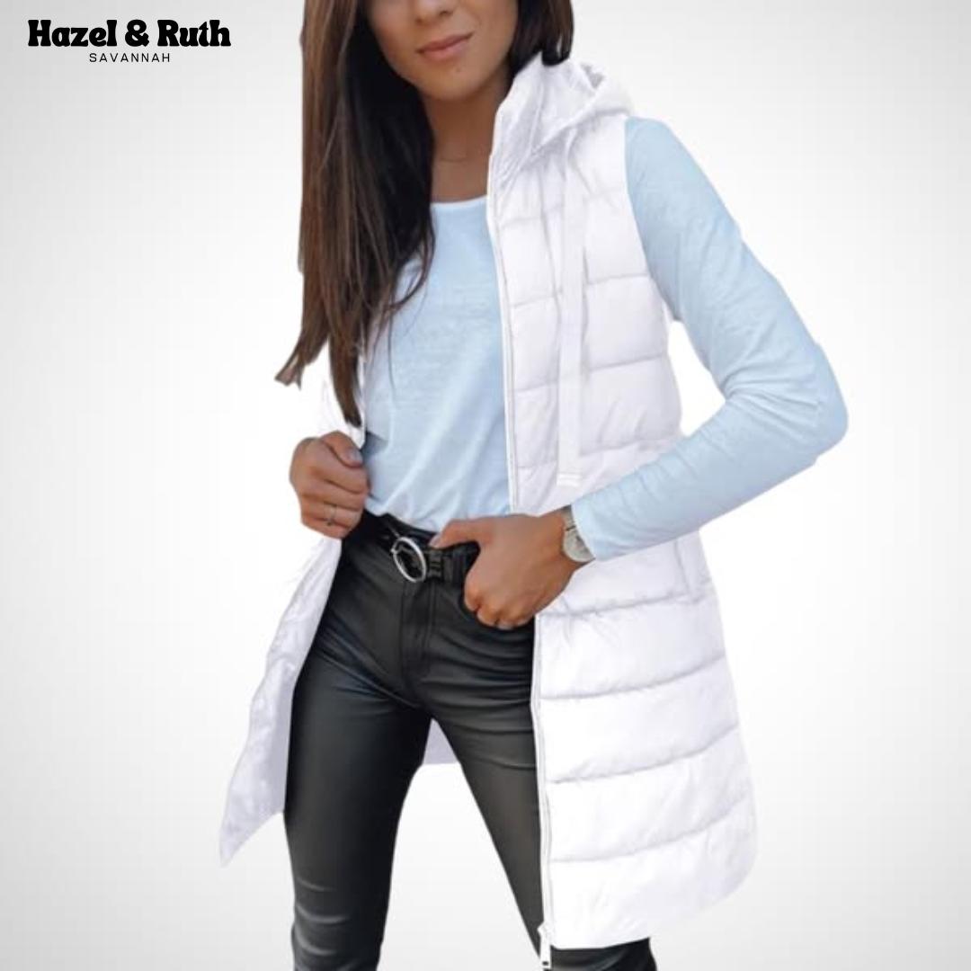 Daisy™ | Elegant Long Puffer Vest