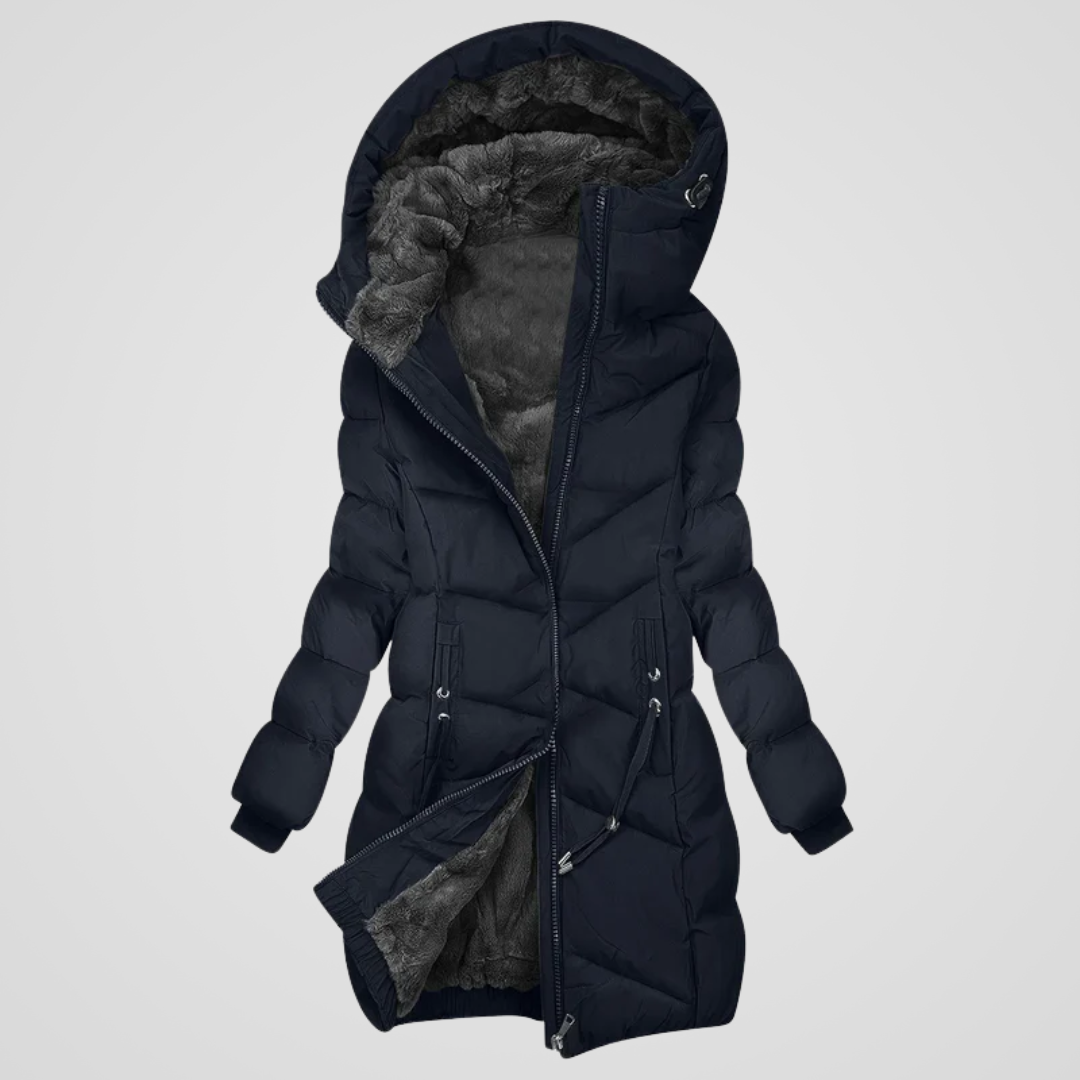 Elena | Plush-Lined Winter Puffer Coat
