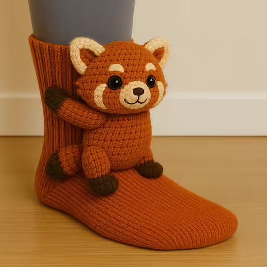 HeartWool™ | Warm Knit Animal Socks
