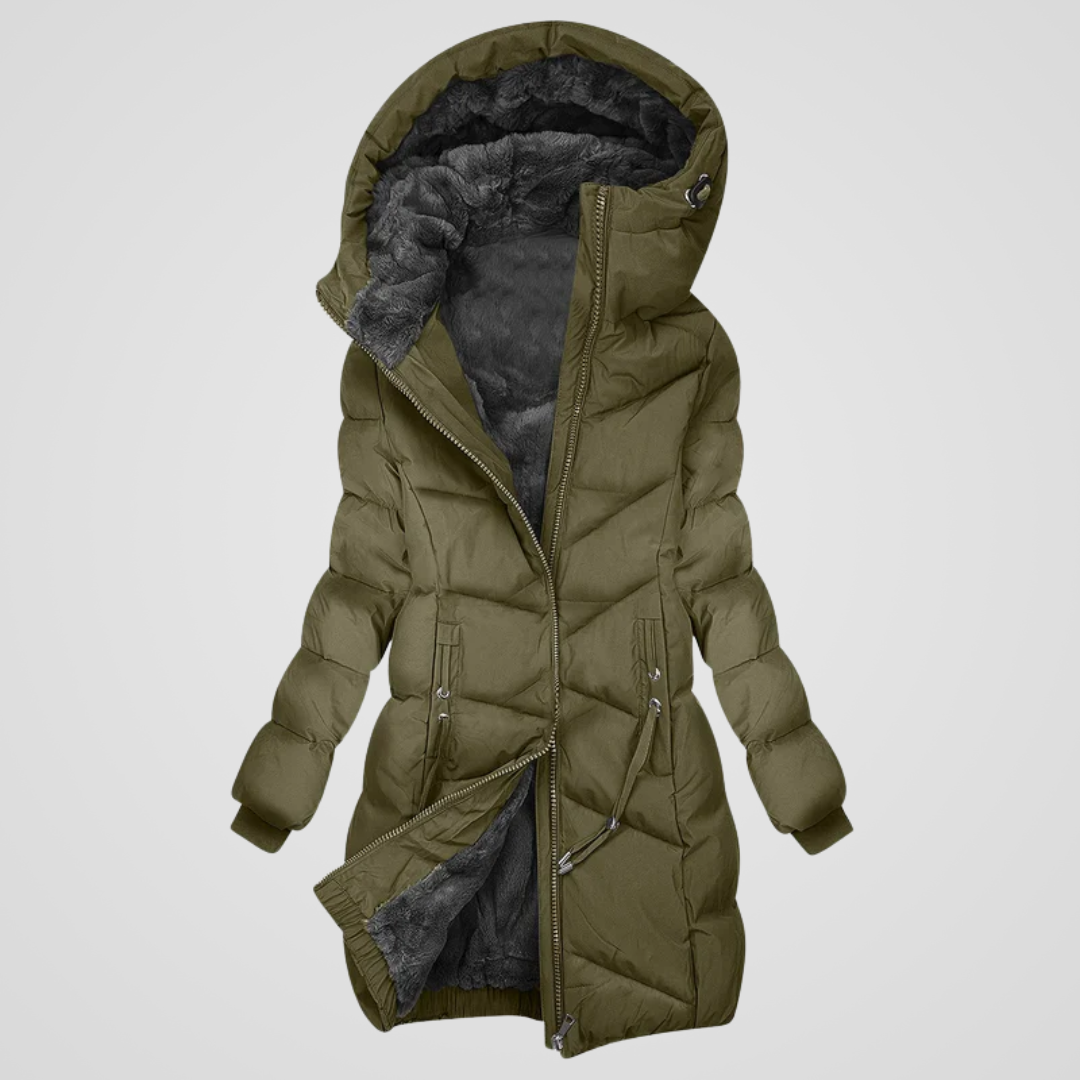 Elena | Plush-Lined Winter Puffer Coat