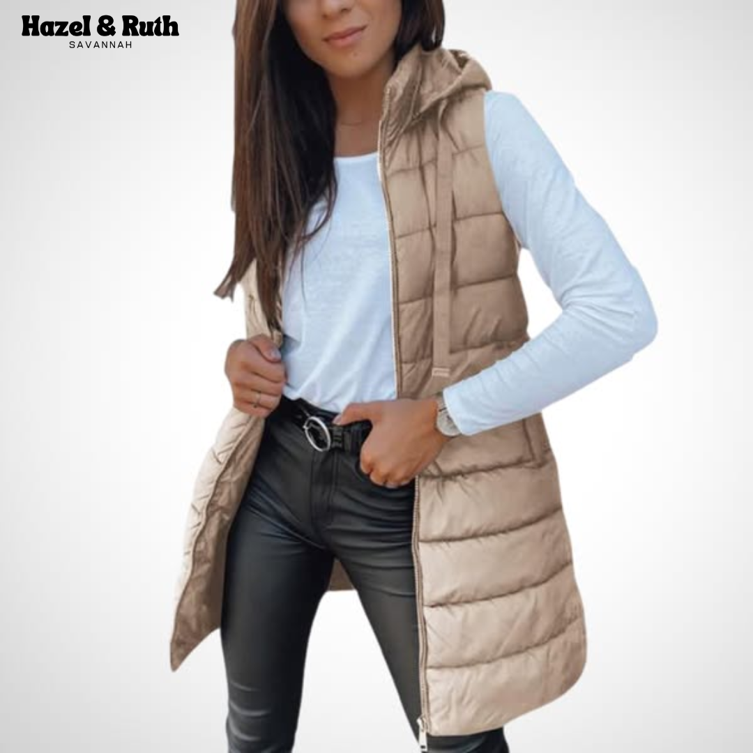 Daisy™ | Elegant Long Puffer Vest