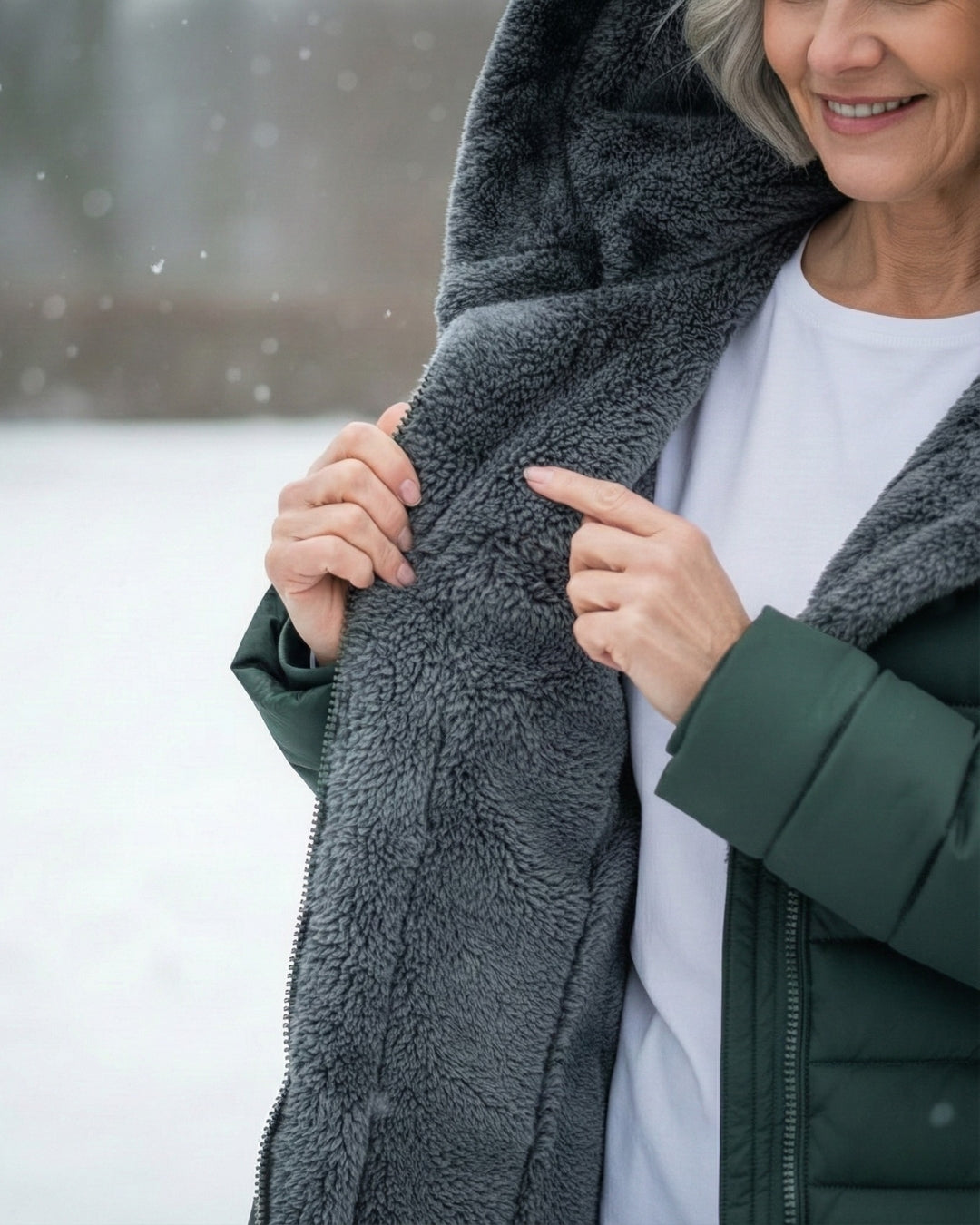 Donna | Fleece Lined Puffer Coat