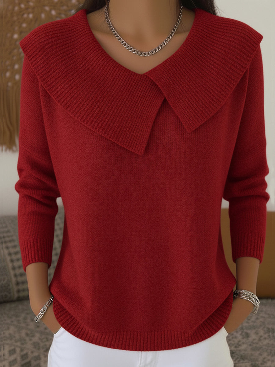 Evelina | Soft Holiday Knit Sweater
