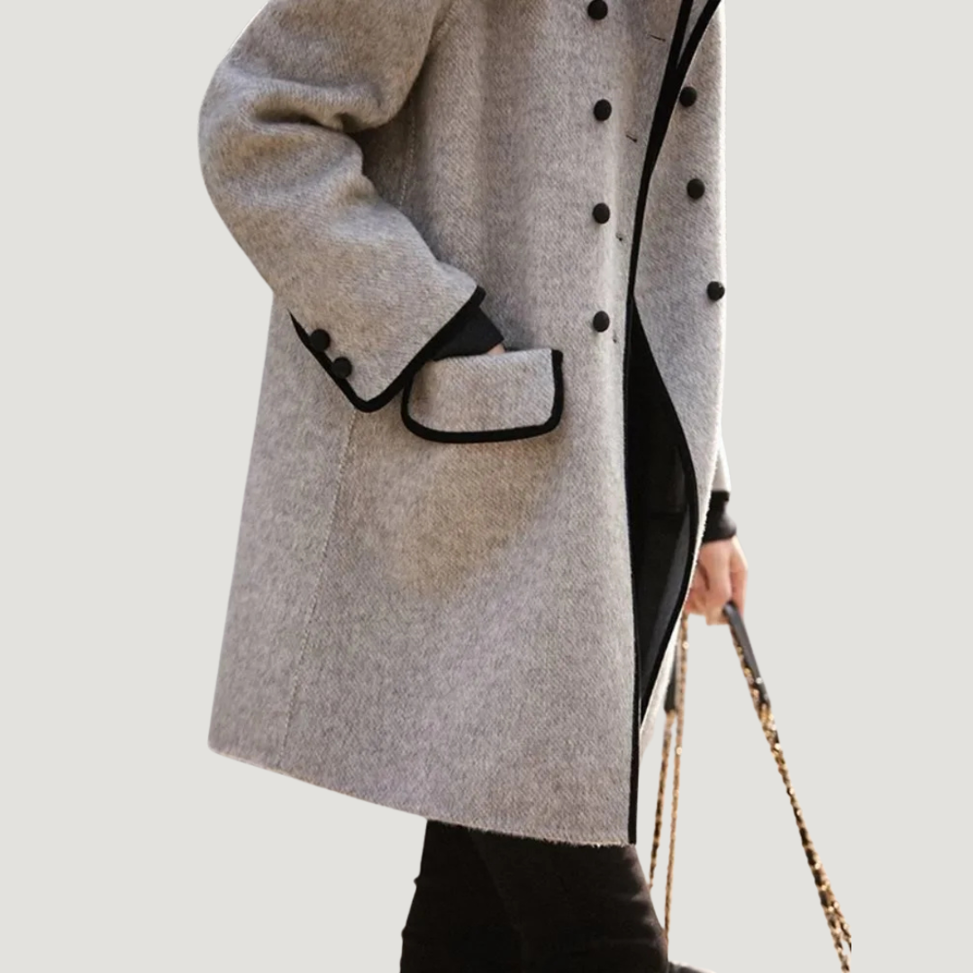April | Elegant Long Wool Coat