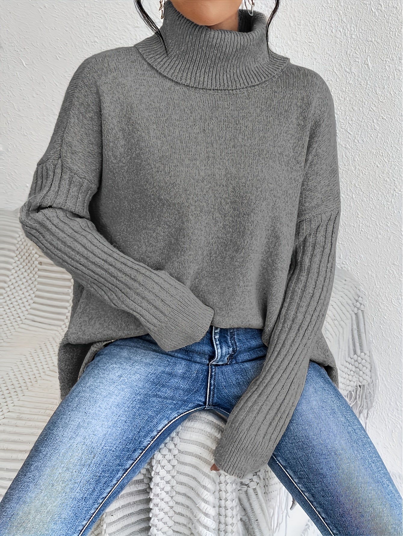 Laila | Cozy Oversized Turtleneck