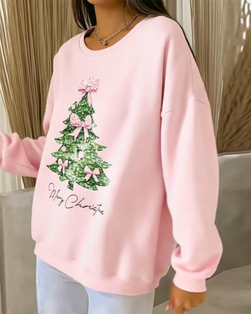 Holly | Sparkling Christmas Tree Sweatshirt