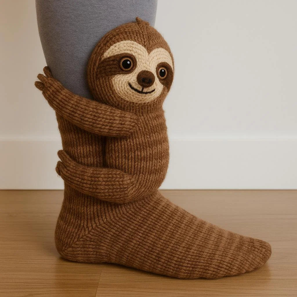 HeartWool™ | Warm Knit Animal Socks