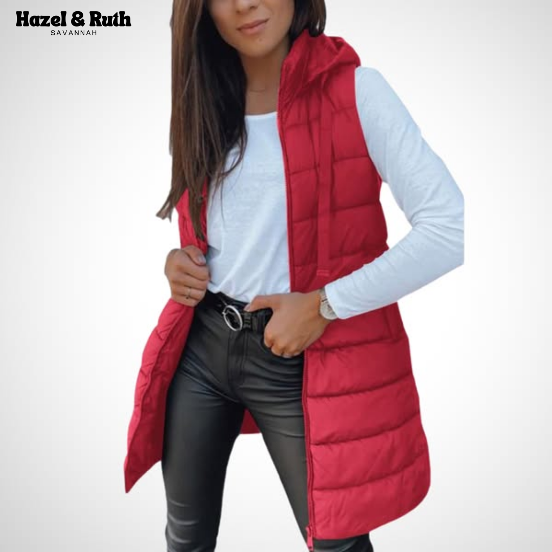 Daisy™ | Elegant Long Puffer Vest