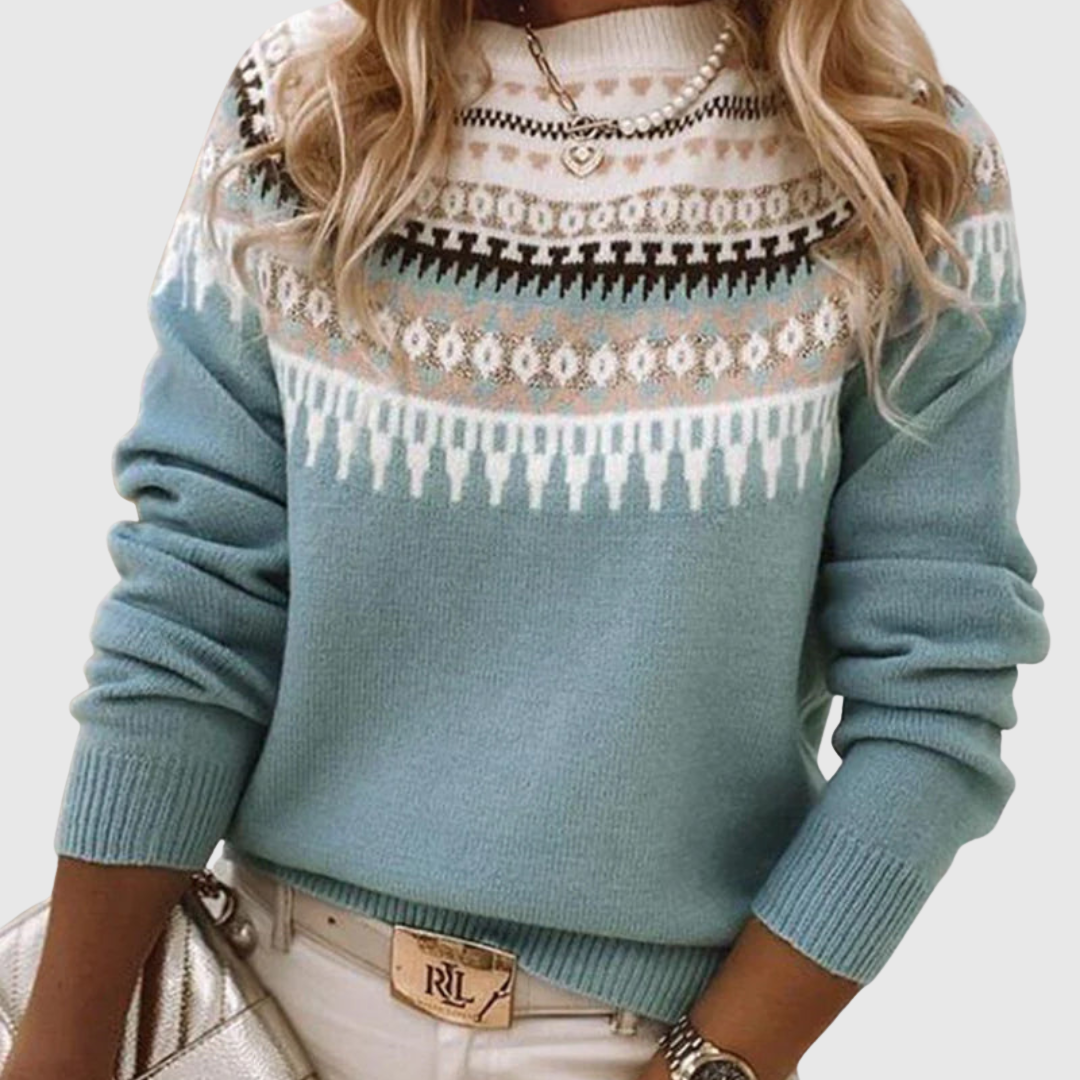 Celeste | Cozy Fair-Isle Knit Sweater