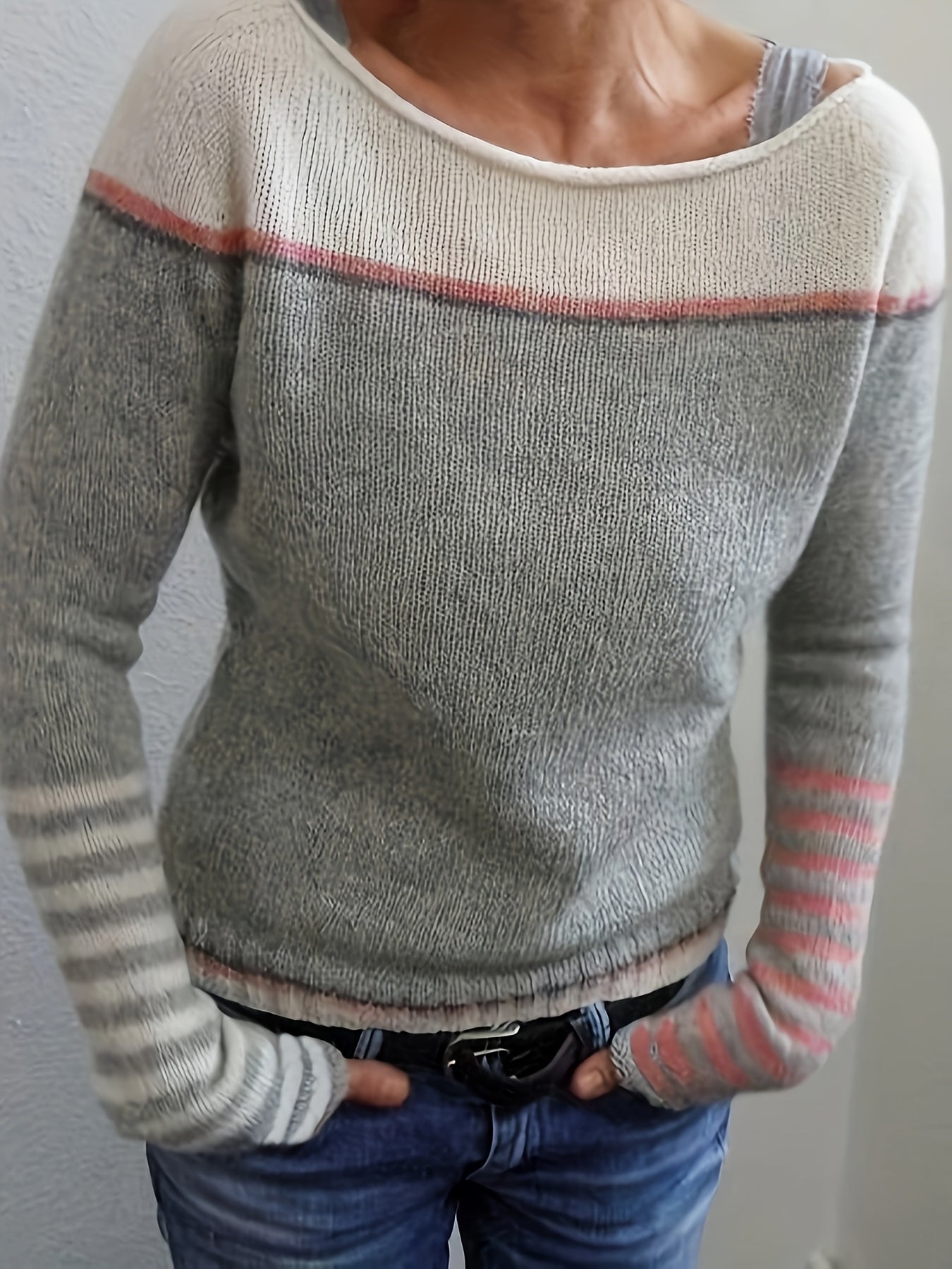 Lauren | Soft Striped Knit Sweater