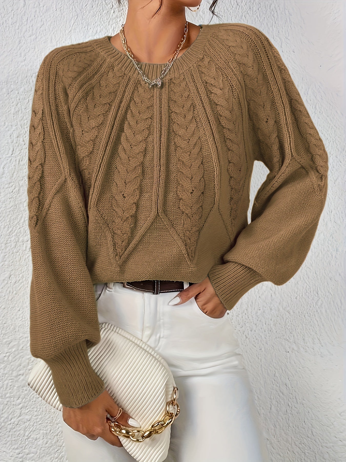 Christy | Elegant Cable-Knit Sweater
