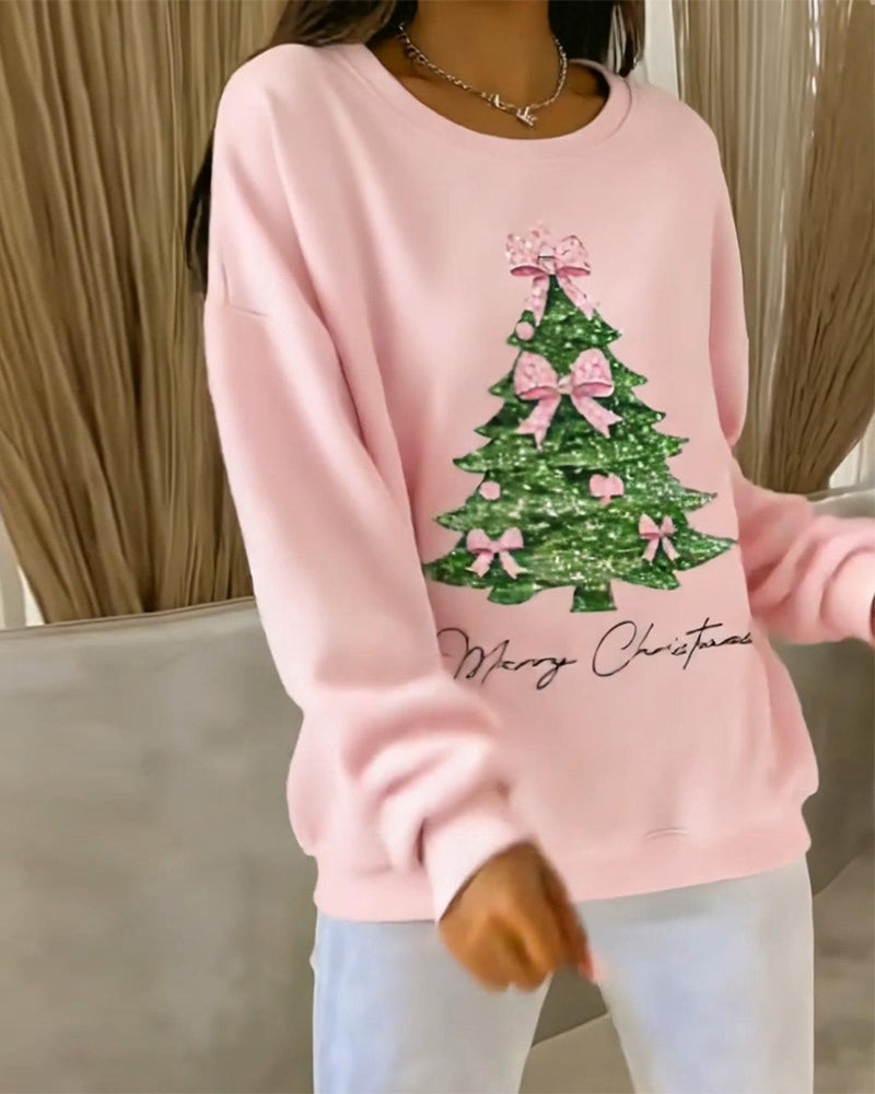 Holly | Sparkling Christmas Tree Sweatshirt