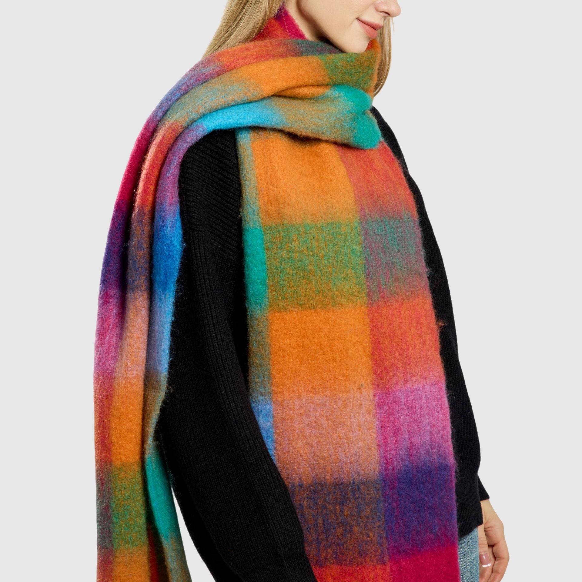 Adeline | Rainbow Scarf