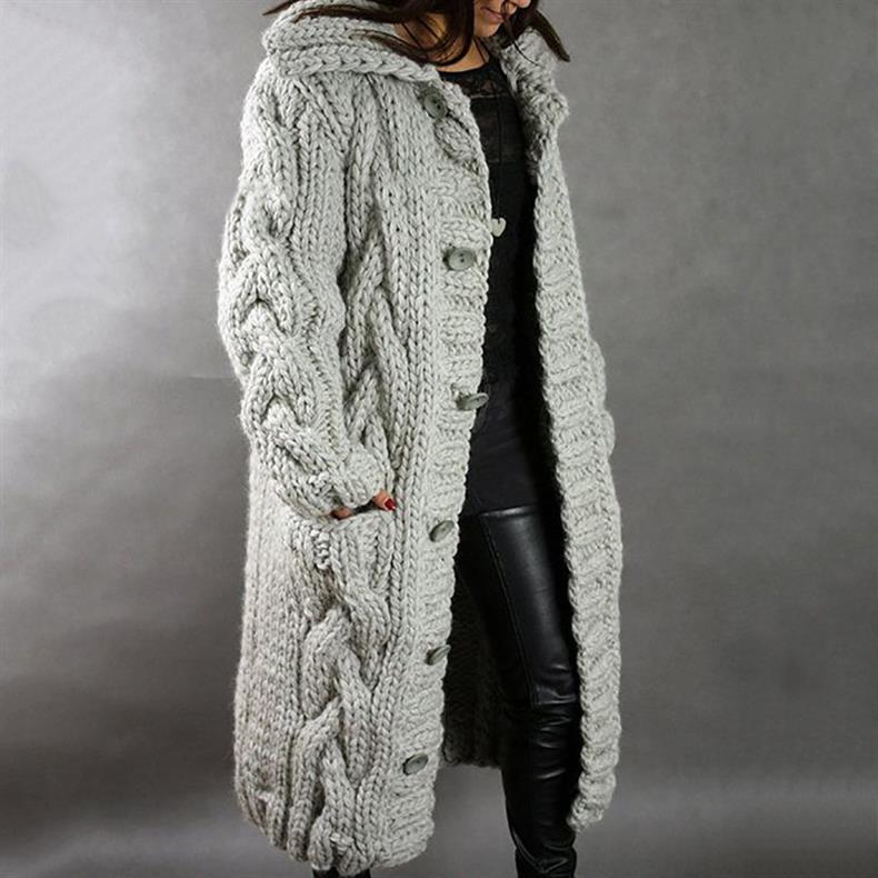 Karina | Elegant cozy coat with tummy coverage