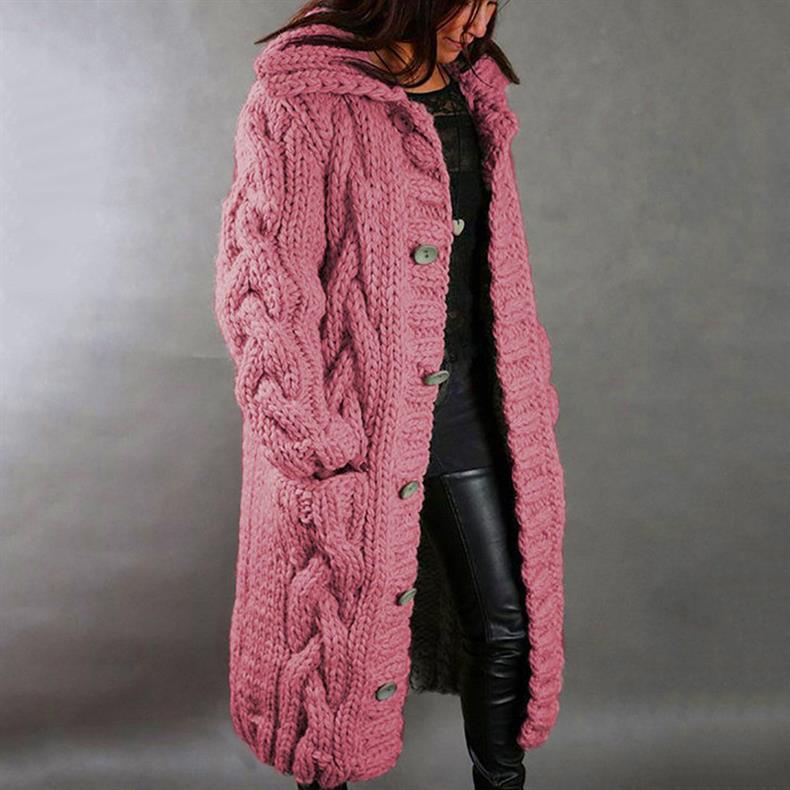 Karina | Elegant cozy coat with tummy coverage