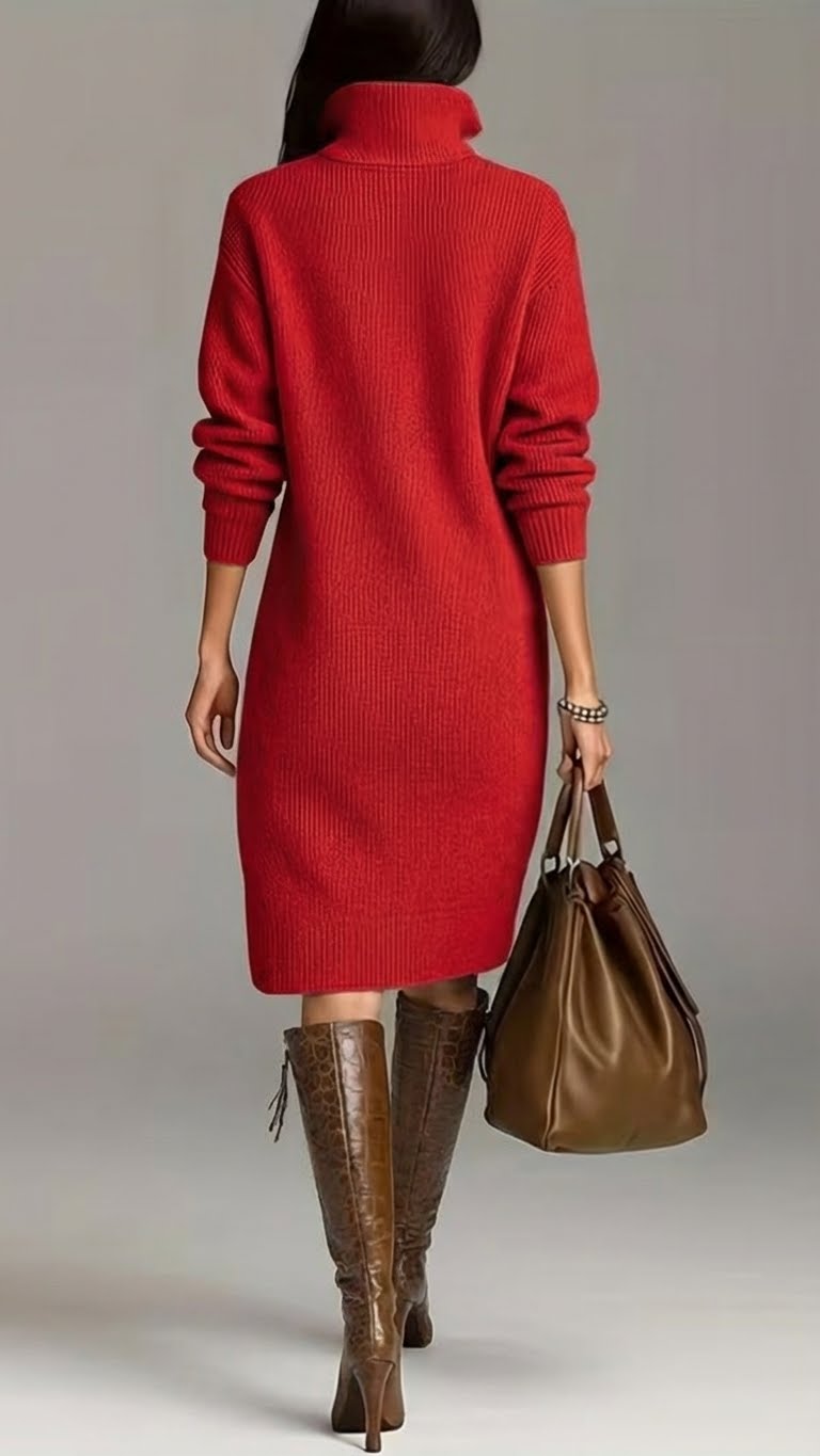 Martha | Soft Knitted Button Dress