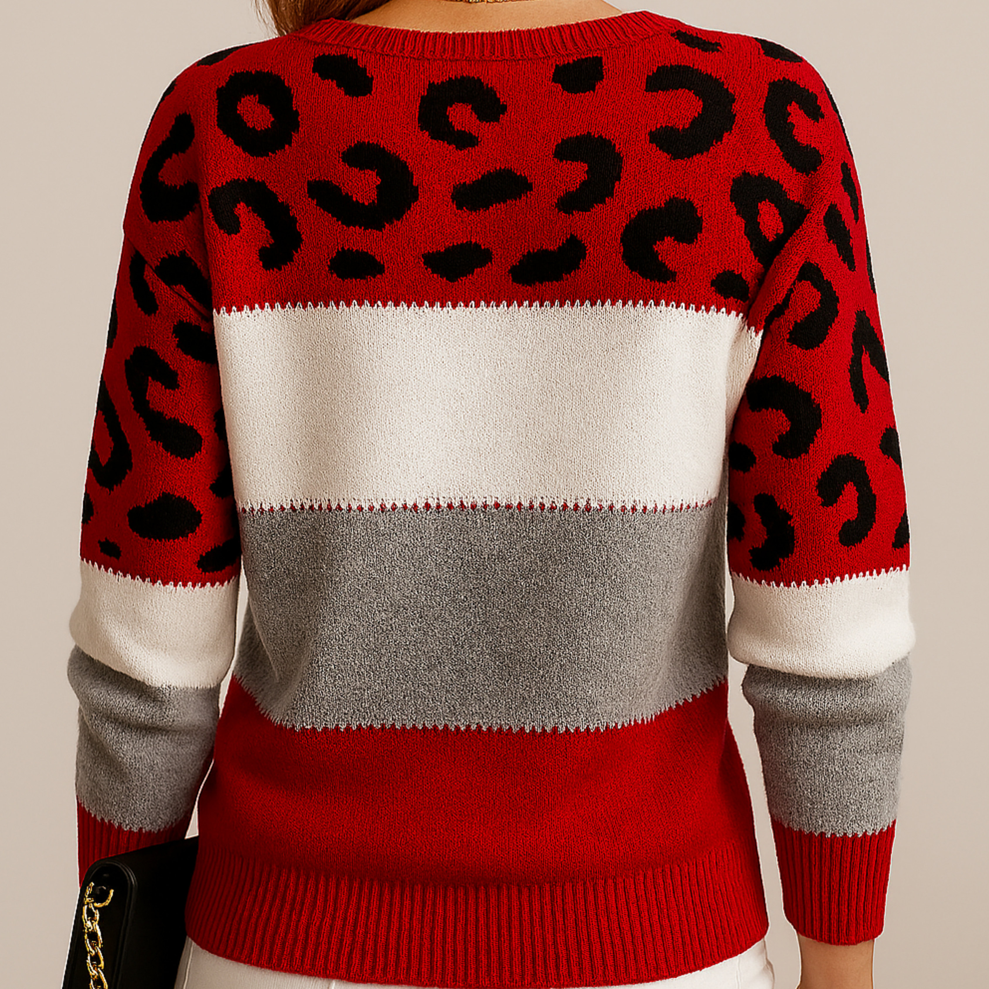 Evelyn | Elegant Leopard Sweater