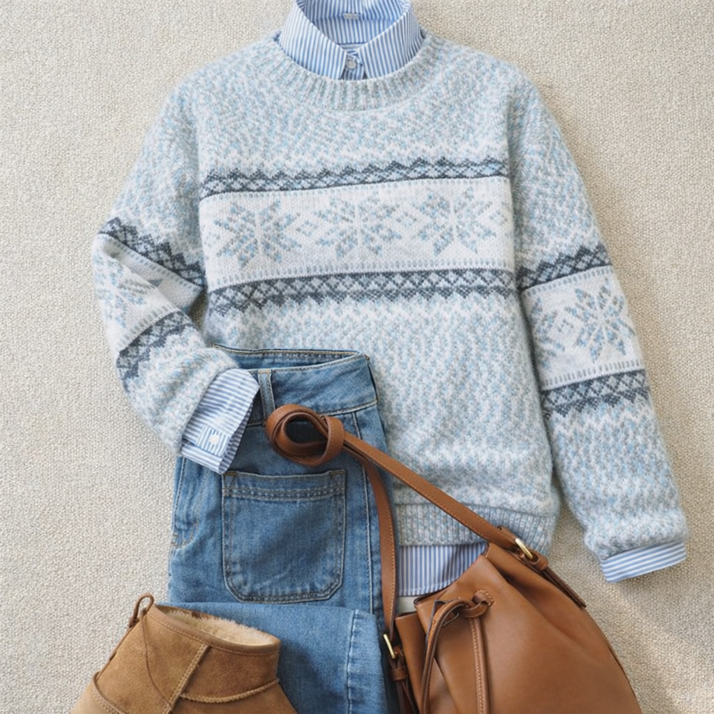 Hazel | Heritage Nordic Knit Sweater