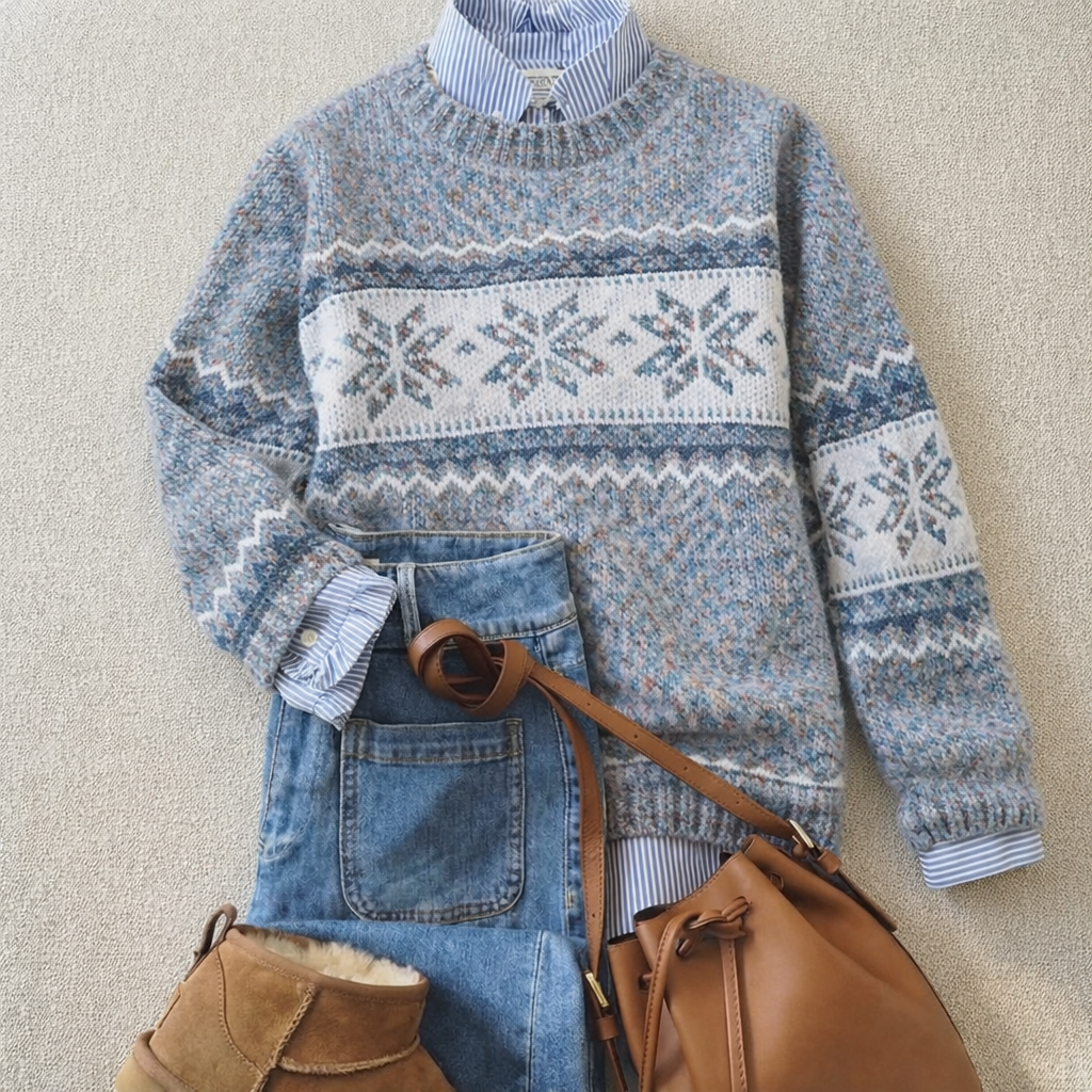 Hazel | Heritage Nordic Knit Sweater