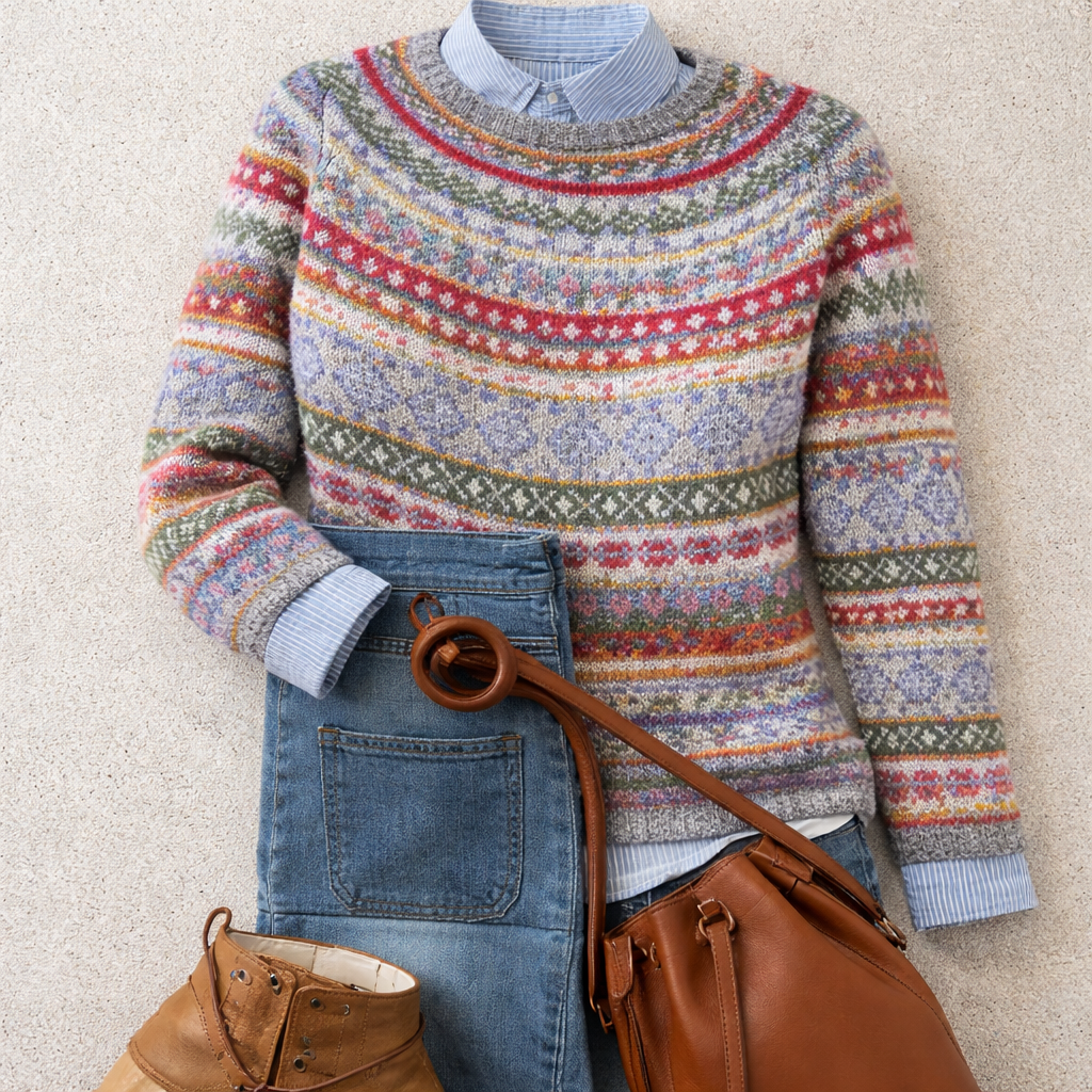 Mary | Heritage Nordic Knit Sweater