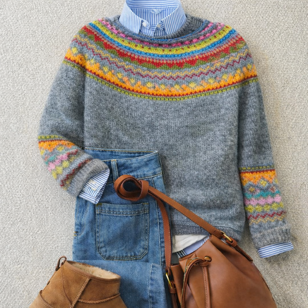 Mary | Heritage Nordic Knit Sweater