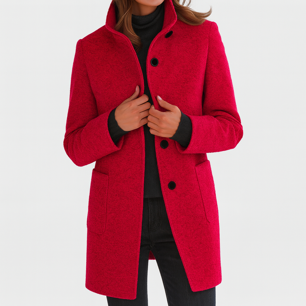 Evelyn | Timeless Wool-Blend Coat