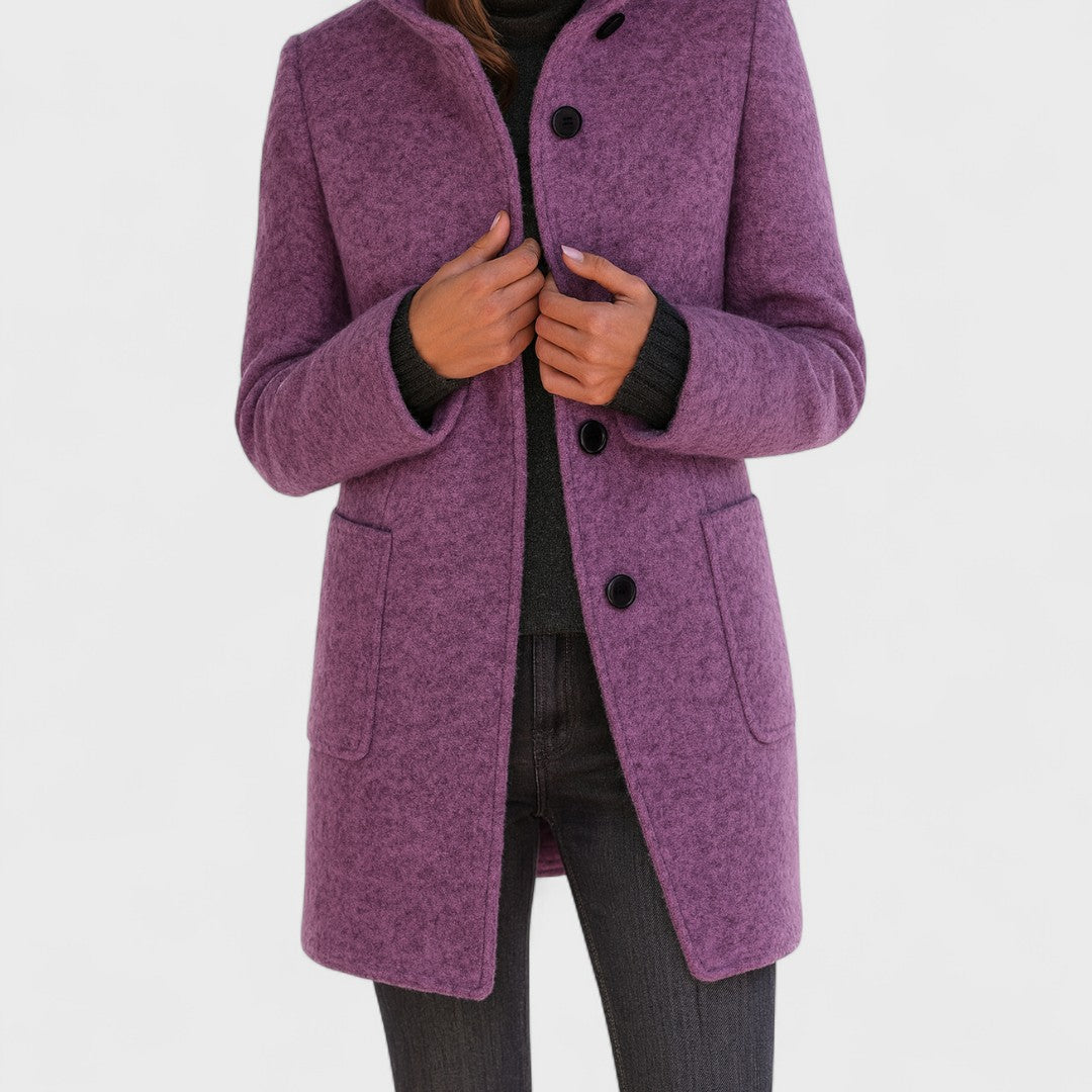 Evelyn | Timeless Wool-Blend Coat