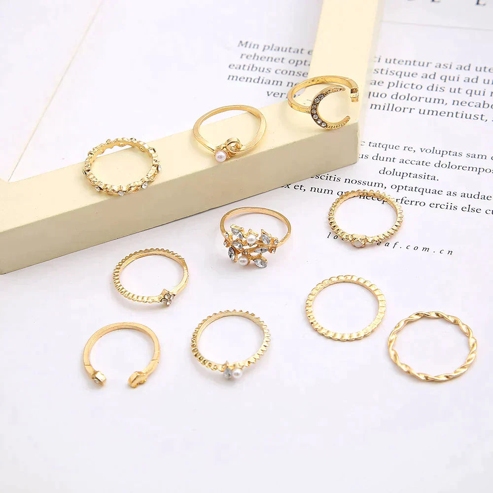 Celeste™ | Bohemian-Inspired Gold Ring Collection