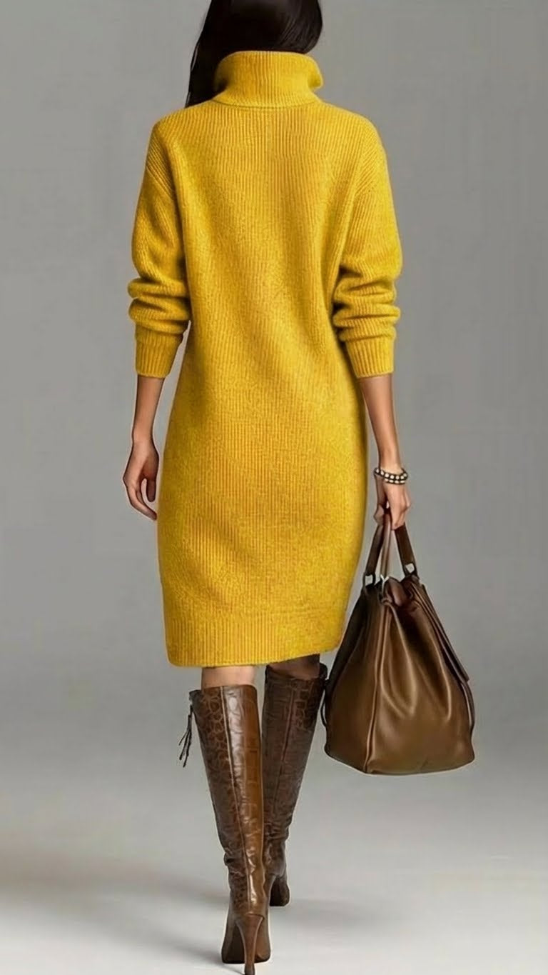Martha | Soft Knitted Button Dress
