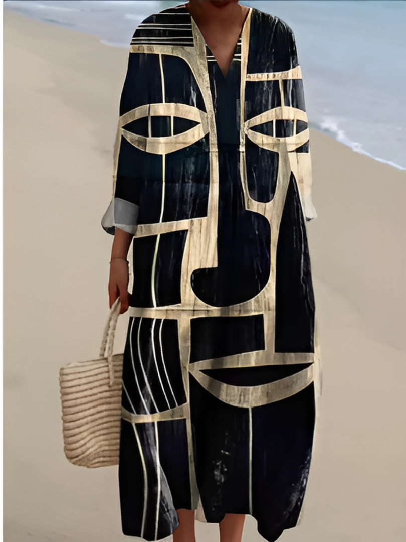 LUNA PRISM PRINT DRESS