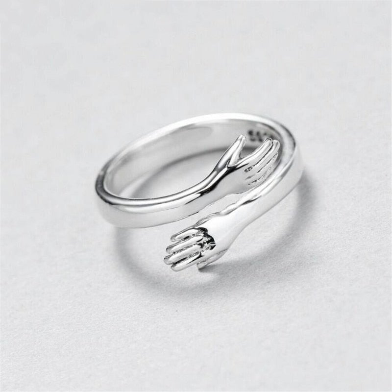 Adjustable Silver Kram Ring