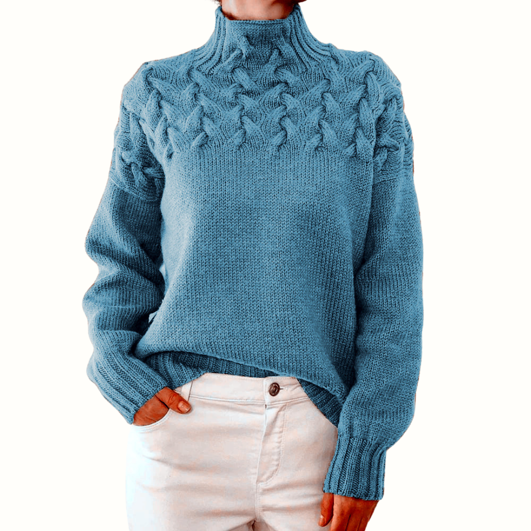 Janet | Cozy Turtleneck Knit Sweater