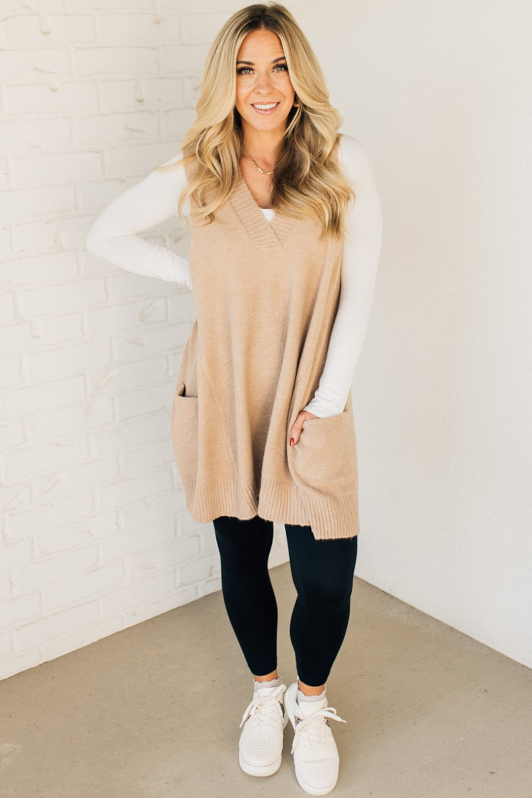 Scarlett™ - Stylish Long Sweaters with Pocket