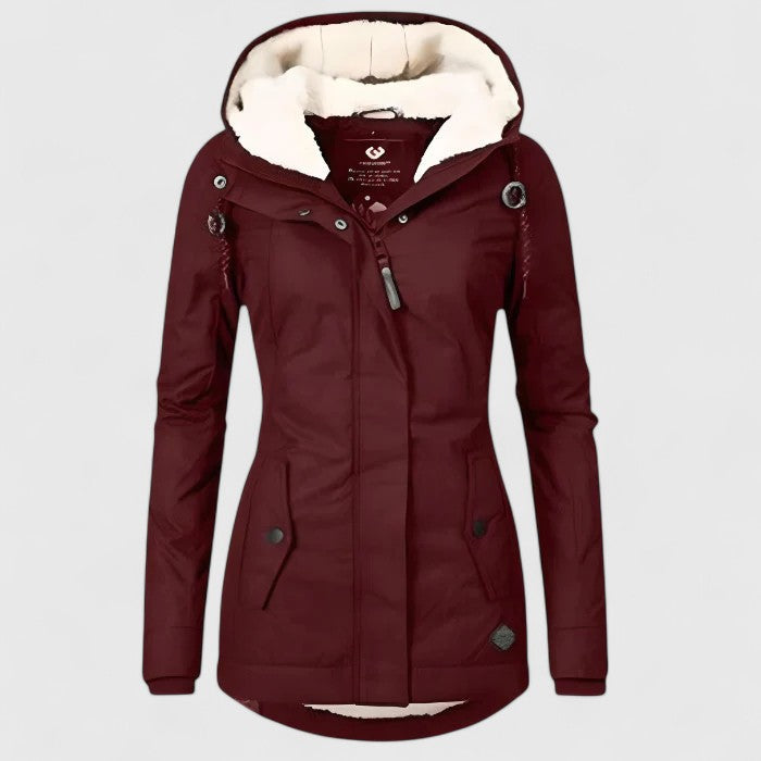 Judy | Warm Waterproof Hooded Coat