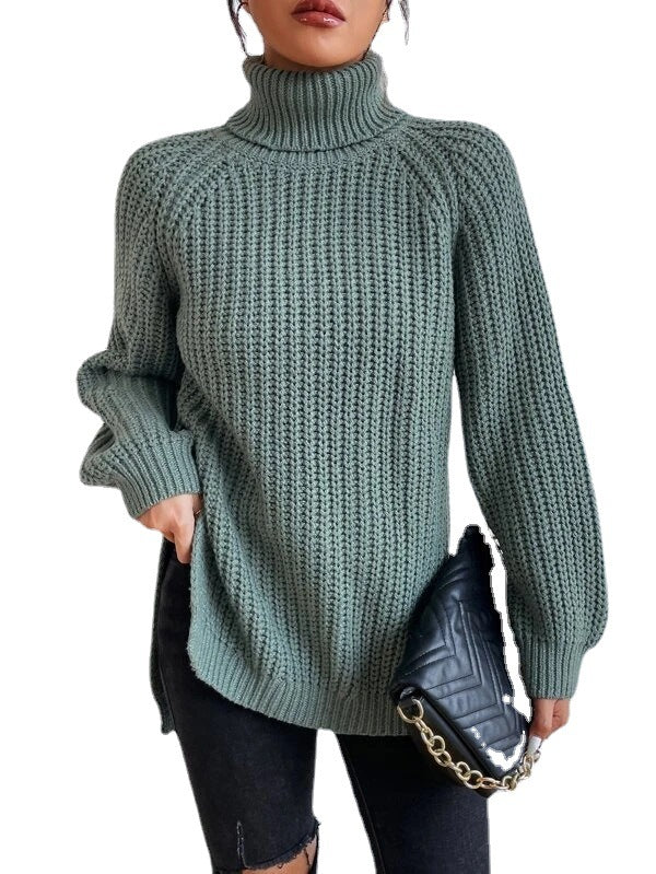 Edith | Warm Ribbed Turtleneck Sweater