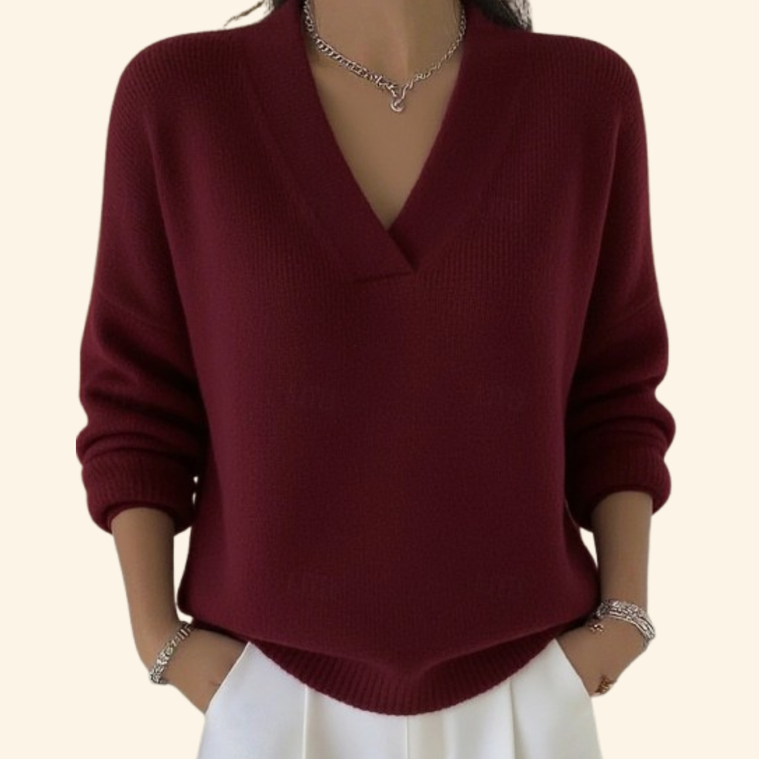 Margot | Classic V-Neck Sweater