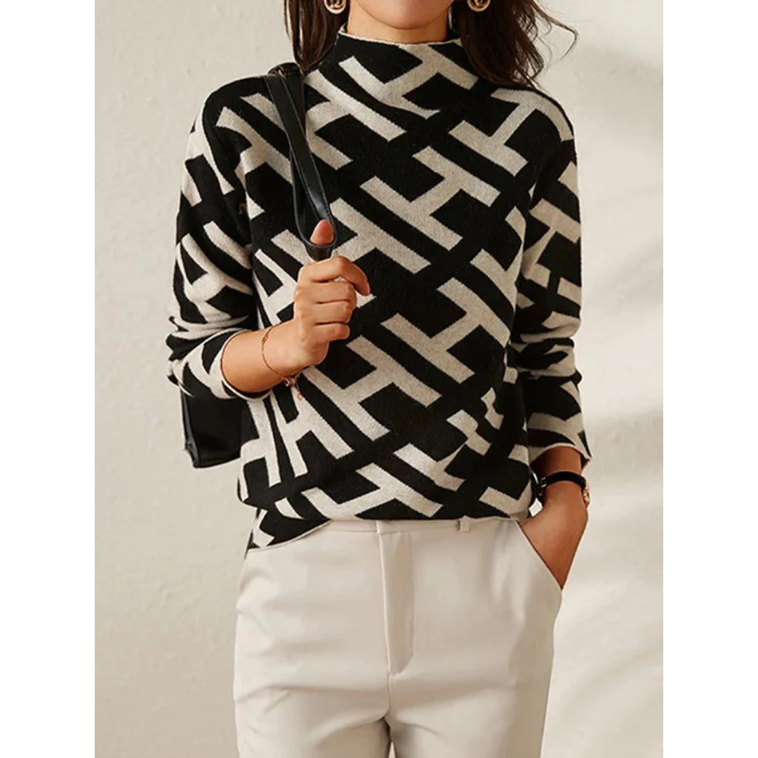 Lily™ - Elegant, Geometric, Comfortable Sweater