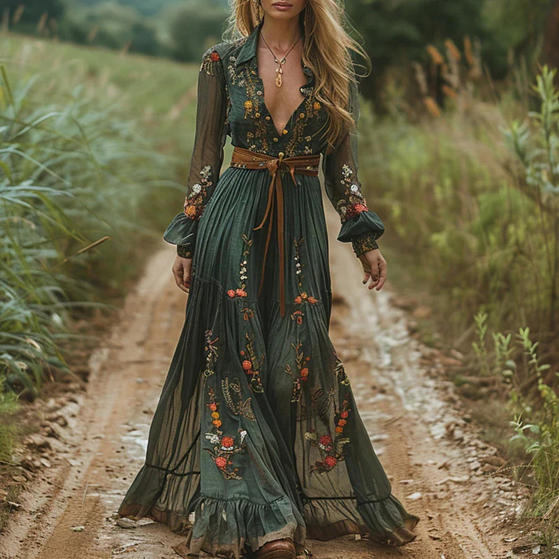 Alina Soleil | Romantic Boho Maxi Dress