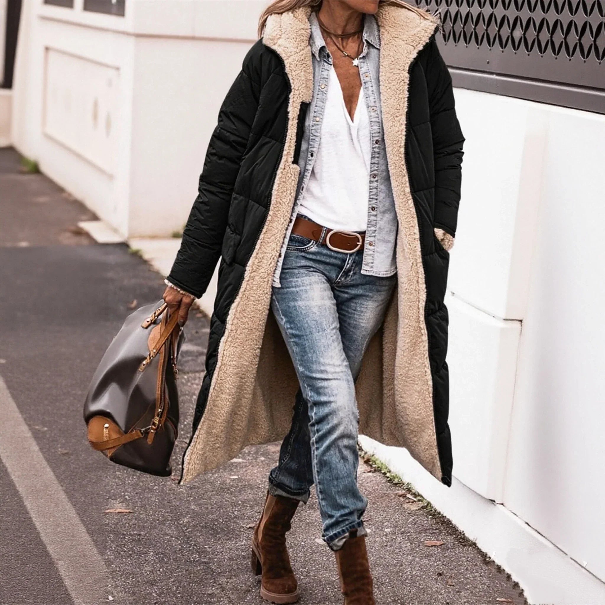 Marije | Warm Padded Jacket with Hood