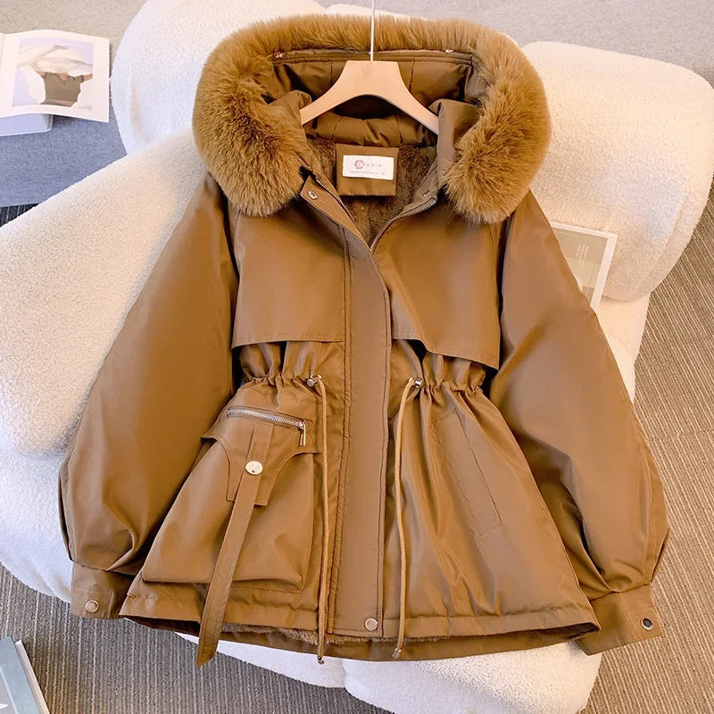 Melanie | Cozy Fur-Trim Winter Parka