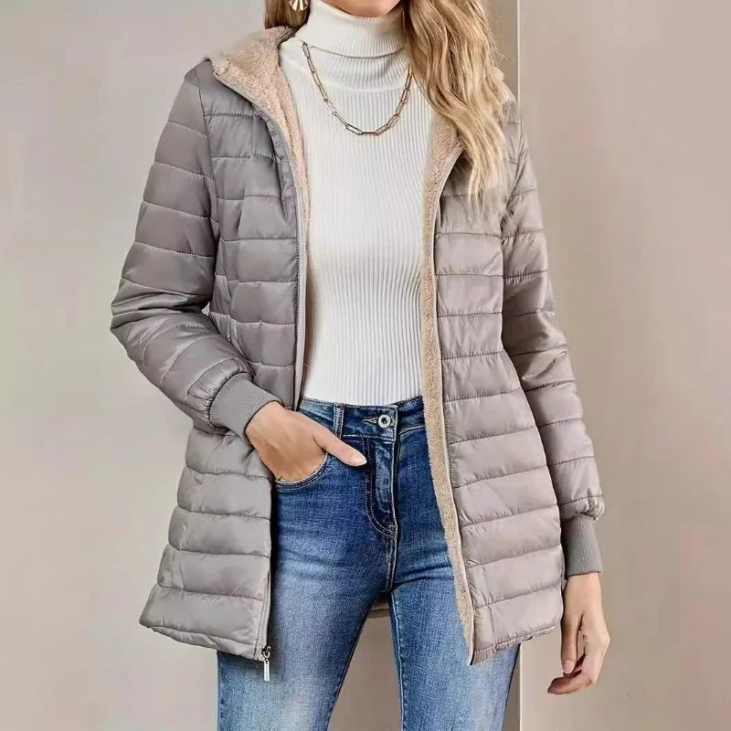 Harper | Cozy Quilted Hooded Jacket